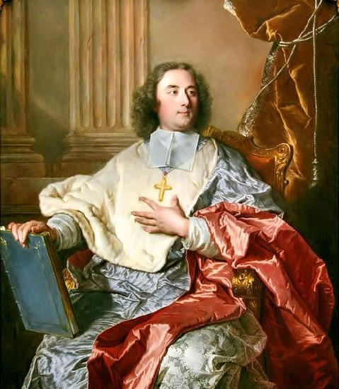 Hyacinthe Rigaud Portrait of Charles de Saint-Albin, Archbishop of Cambrai oil painting image